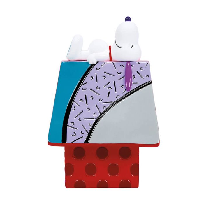 BRITTO PEANUTS SNOOPY'S DOG HOUSE FIGURINE