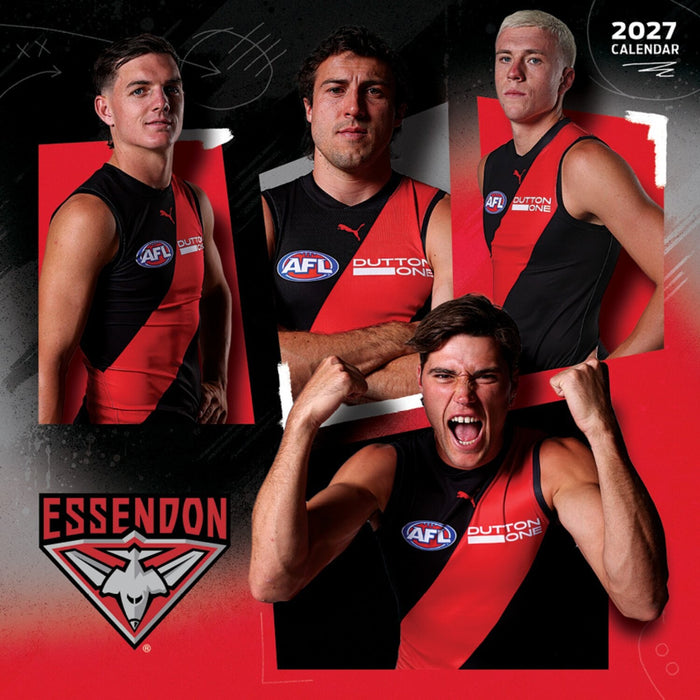 AFL ESSENDON BOMBERS CALENDAR: 2027