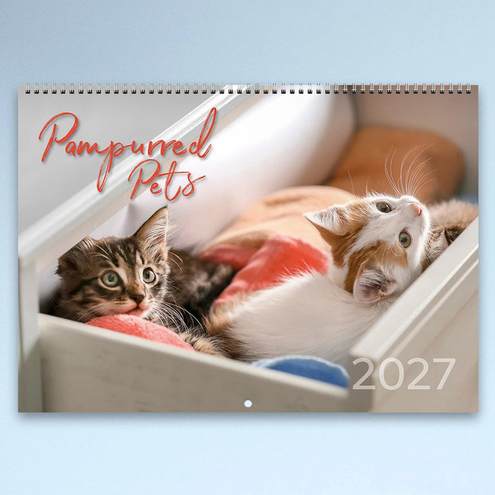 2027 CALENDAR PAMPURRED PETS