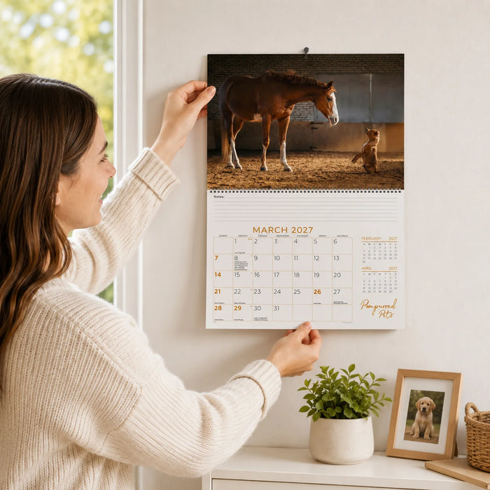 2027 CALENDAR PAMPURRED PETS