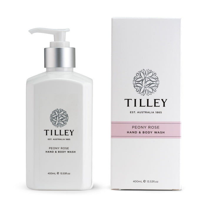 TILLEY HAND AND BODY WASH PEONY ROSE