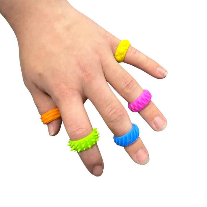 KAIKO FIDGET Halo Picky Bands - Set of 12 Wearable Sensory Tools and Picking Supports