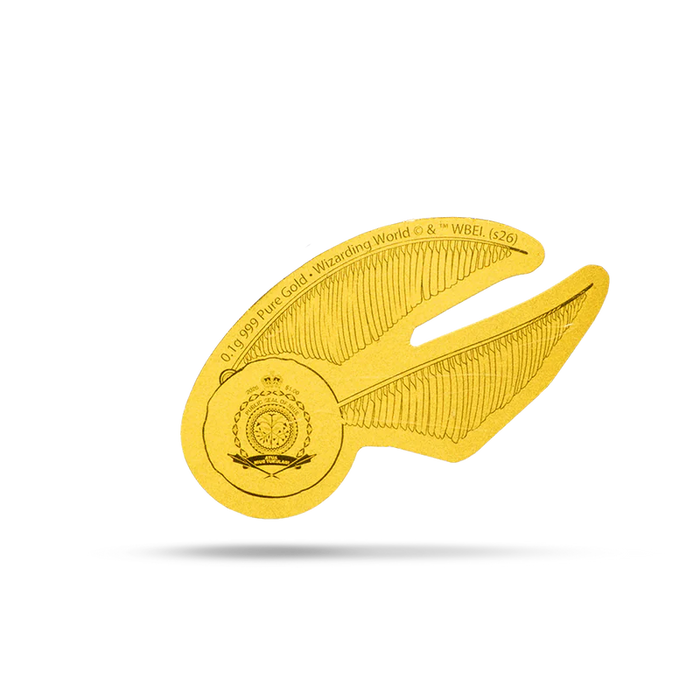 Harry Potter The Golden Snitch 0.1g Gold Collectible Coin
