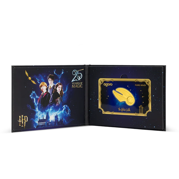 Harry Potter The Golden Snitch 0.1g Gold Collectible Coin