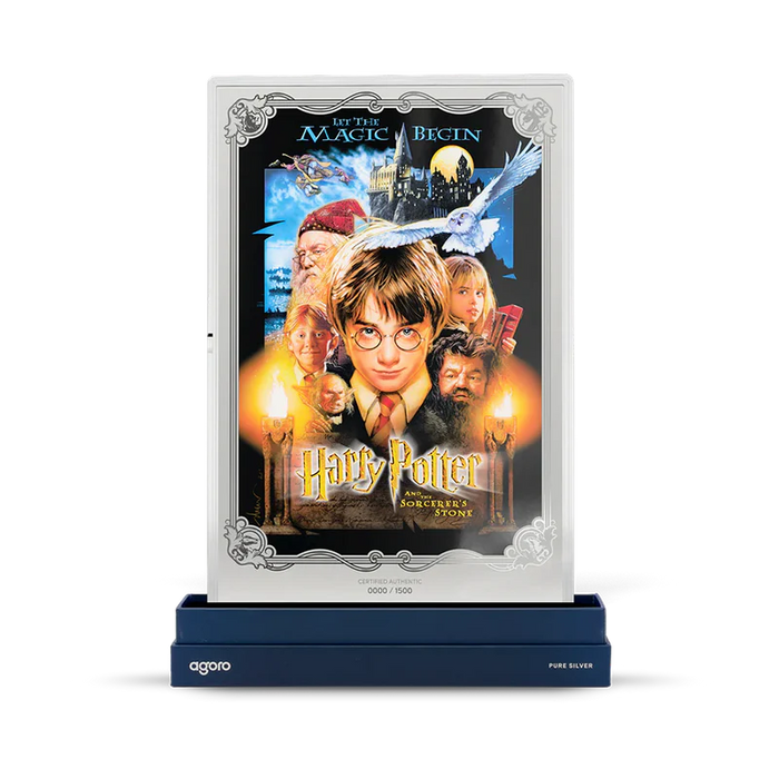 Harry Potter and the Sorcerer's Stone 1oz Silver Collectible Foil