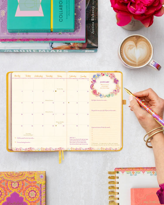 ADELE BASHEER 2027 PLANNER + JOURNAL + DIARY - LIMONCELLO