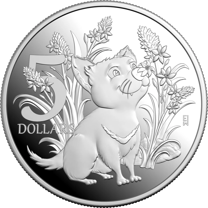 2026 $5 1 oz Fine Silver Proof Coin Set- Aussie Bubs