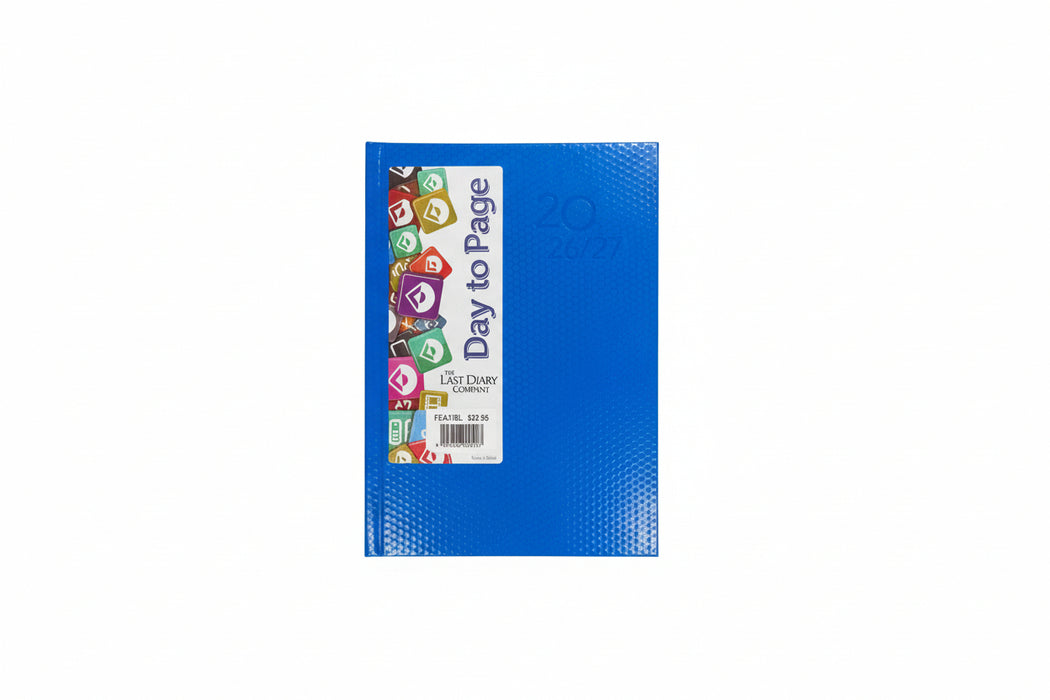 DIARY 2025/26 FY LDC CASEBOUND A5 WTV BLUE