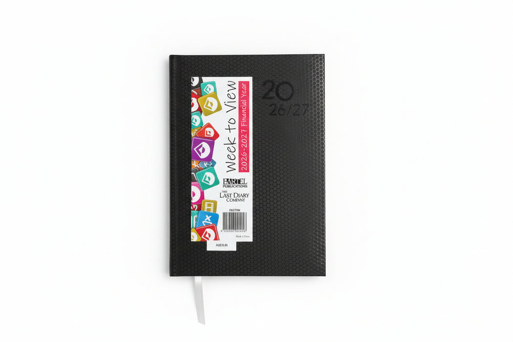 DIARY 2025/26 FY LDC CASEBOUND A5 WTV BLACK