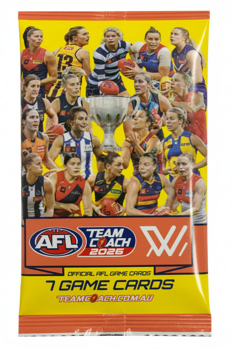 AFL TEAM COACH WOMEN 2026 TRADING CARDS SEALED BOX