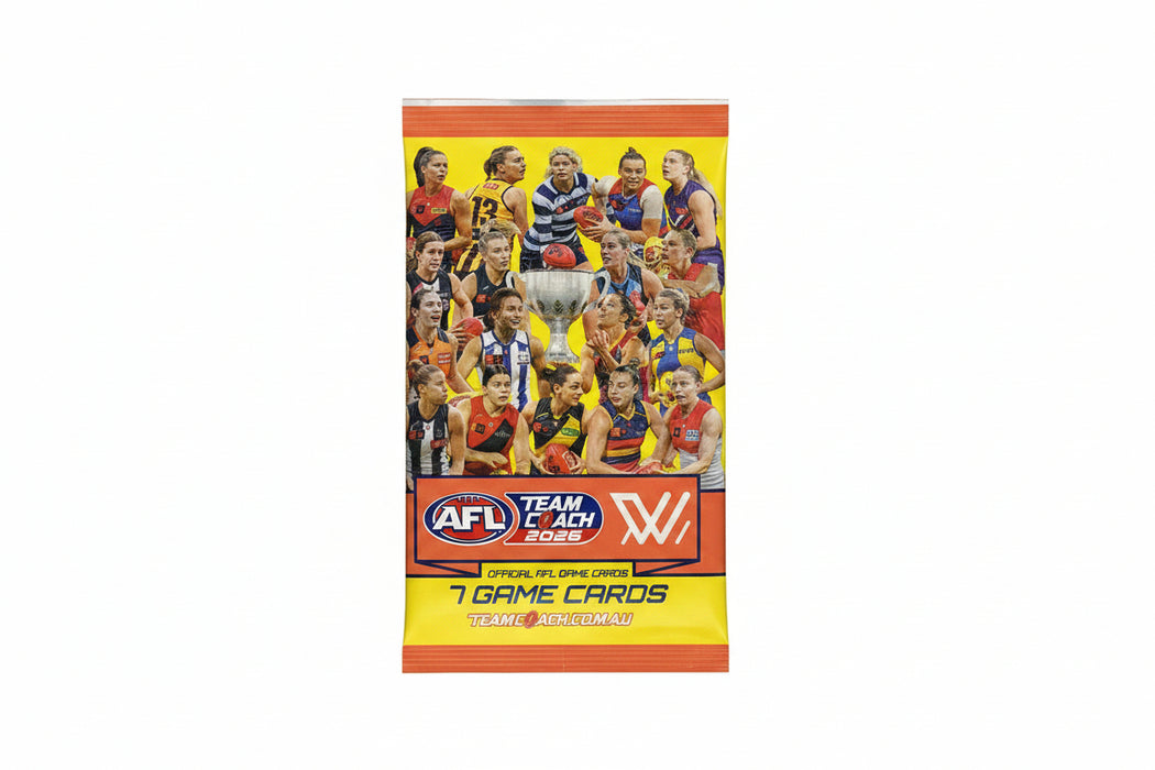 AFL 2026 WOMEN TEAM COACH TRADING CARDS