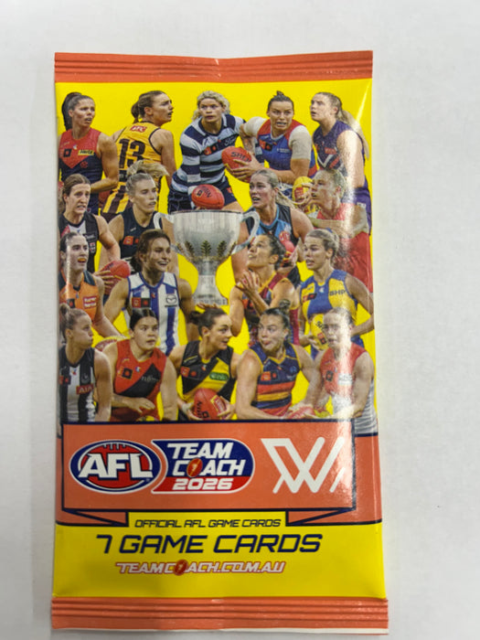 AFLW 2026 WOMEN TEAM COACH TRADING CARDS