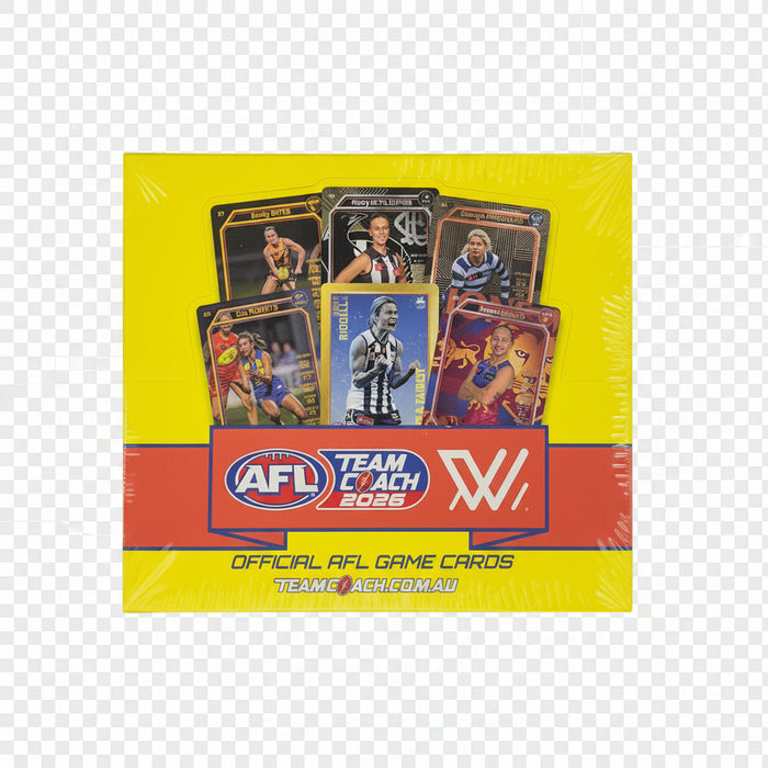 AFL TEAM COACH WOMEN 2026 TRADING CARDS SEALED BOX
