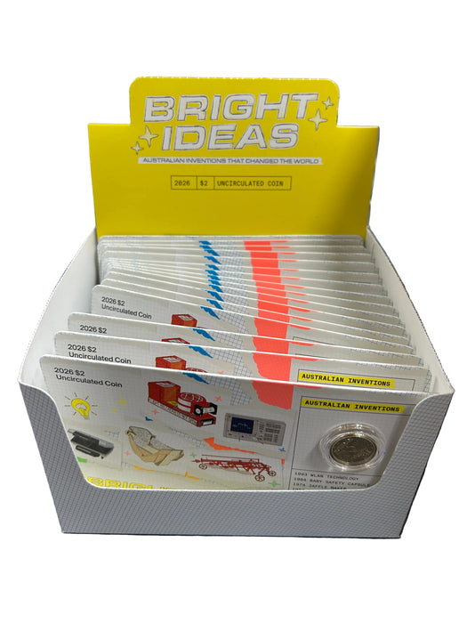 2026 Bright Idea Coins Uncirculated Coin in Card Retail Box of 20(Max Mintage 15000)
