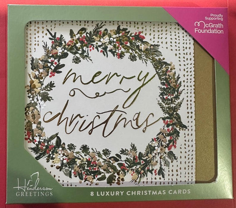 CHRISTMAS CHARITY CARD PRODULY SUPPORTING MCGRATH FOUNDATION