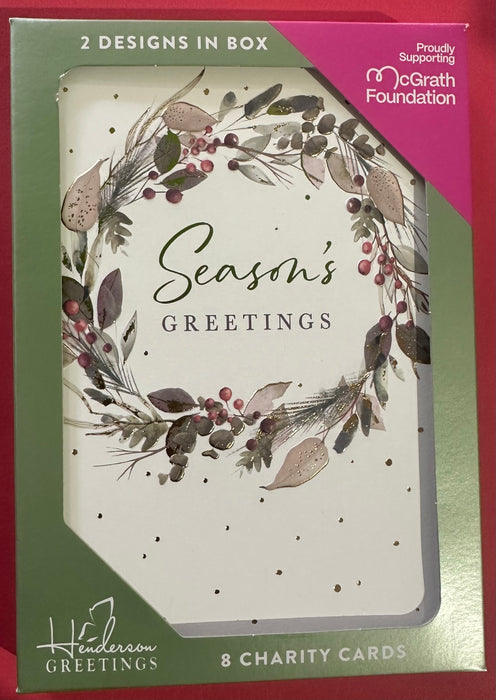CHRISTMAS CHARITY CARD PRODULY SUPPORTING MCGRATH FOUNDATION