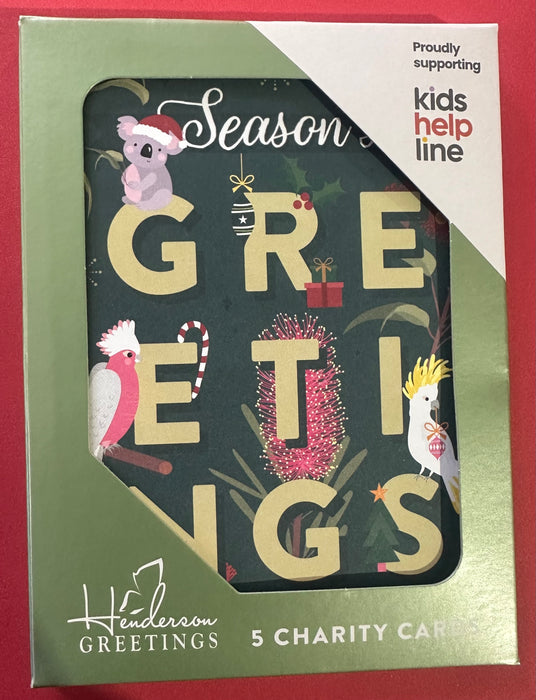 Kids Helpline Charity Boxed Christmas Cards