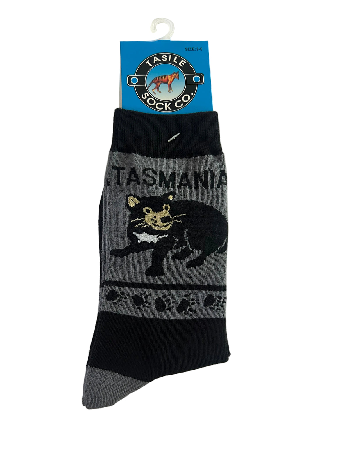 Tasmanian Devil Sock Size 3-8 — The Gift Mart
