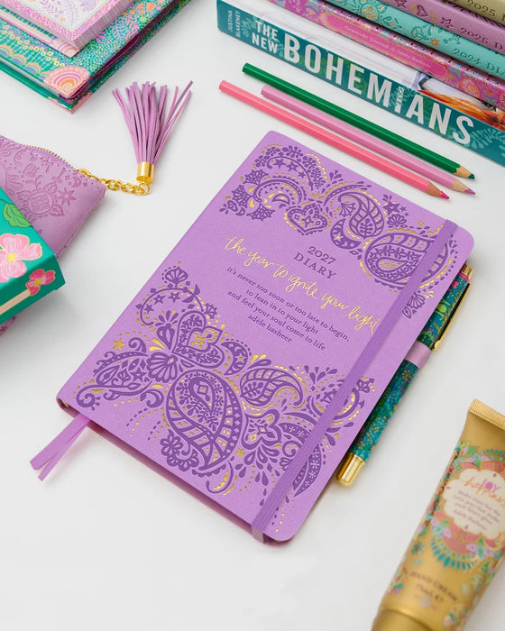ADELE BASHEER 2027 PLANNER + JOURNAL + DIARY - AMETHYST