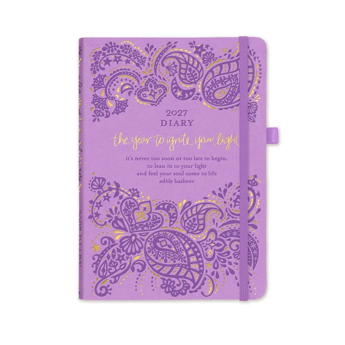 ADELE BASHEER 2027 PLANNER + JOURNAL + DIARY - AMETHYST