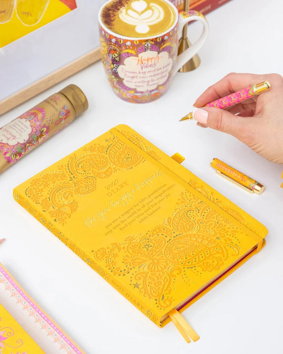 ADELE BASHEER 2027 PLANNER + JOURNAL + DIARY - LIMONCELLO