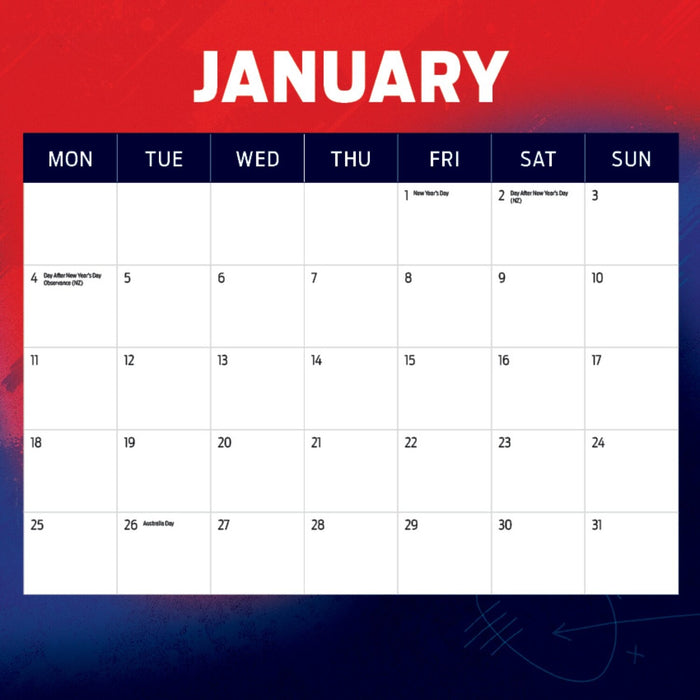 AFL MELBOURNE DEMONS CALENDAR: 2027