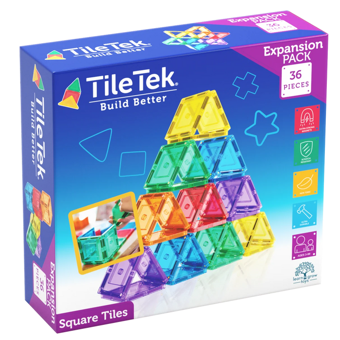 TILE TEK SQUARE TILES EXPANSION PACK 36 PIECES