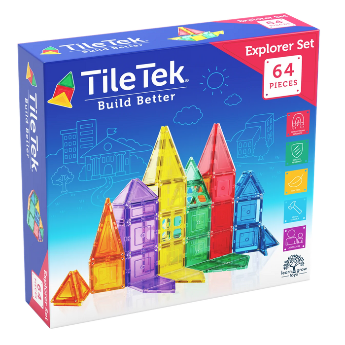TILE TEK EXPLORER SET 64 PIECES