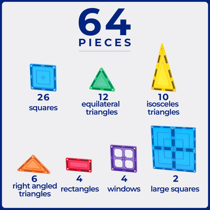 TILE TEK EXPLORER SET 64 PIECES