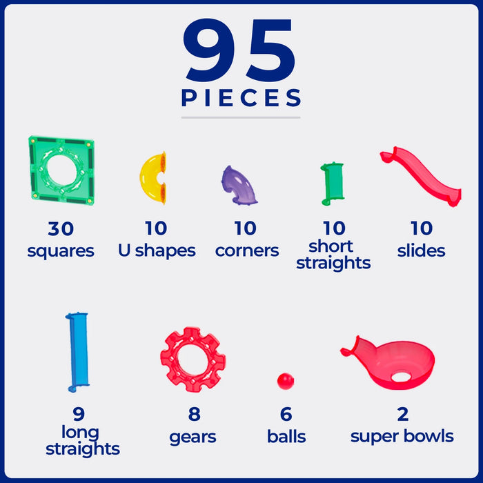 TILE TEK BALL RUN SET 95 PIECES
