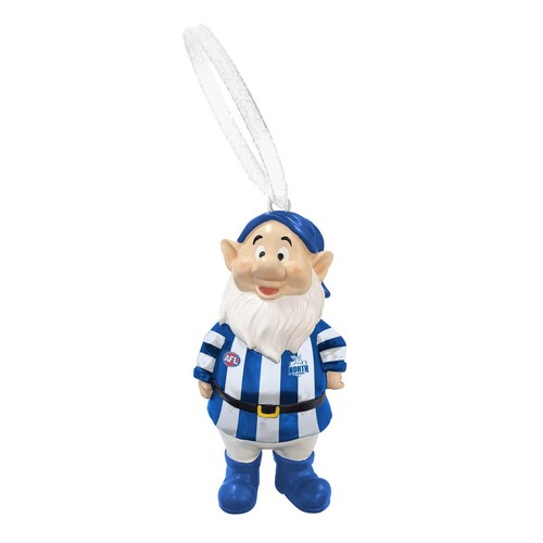 North Melbourne Kangaroos AFL Mini Gnome Christmas Tree Ornament Decoration