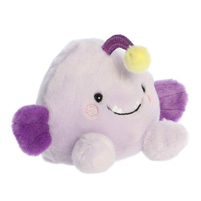 Aurora Mini Blinky Angler Fish Palm Pals Adorable Plush Toy Purple 4" - Purple