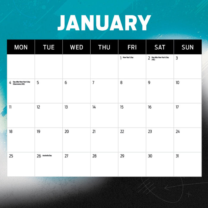 AFL PORT ADELAIDE POWER CALENDAR: 2027