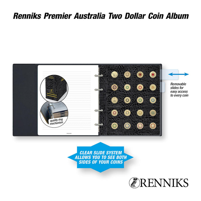 RENNINS PREMIER TWO DOLLAR COIN ALBUM