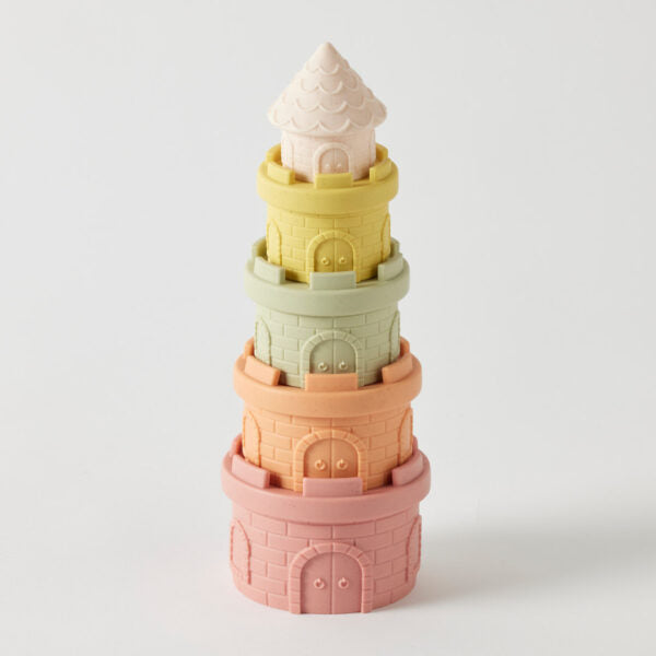 JIGGLE & GIGGLE 5 PCS CASTLE STACKER