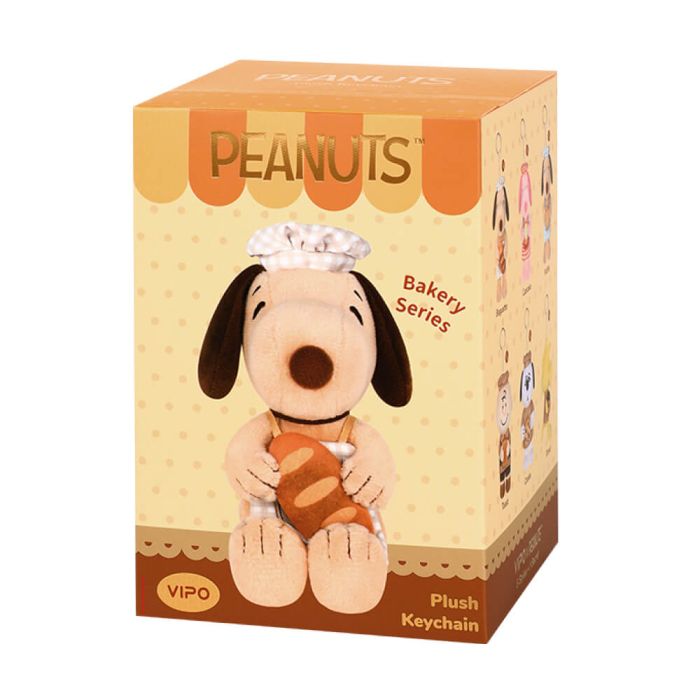 PEANUTS BAKERY PLUSH KEYRING BLIND BOX (7 ASST/CDU 6)