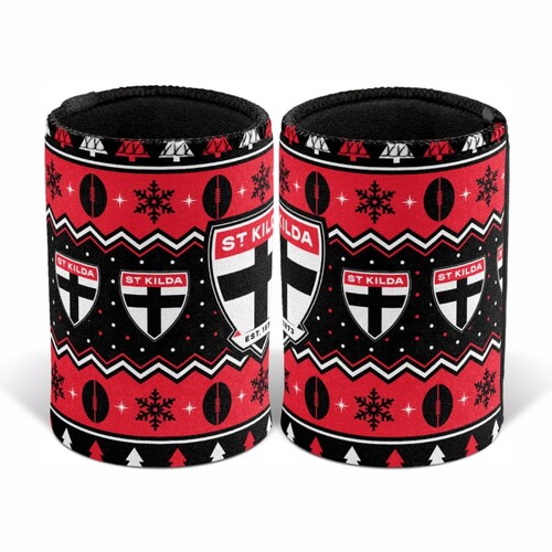 AFL ST KILDA XMAS STUBBY HOLDER