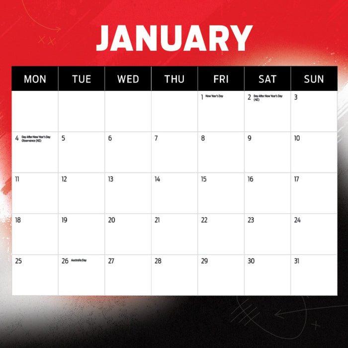 AFL ST KILDA SAINTS CALENDAR: 2027