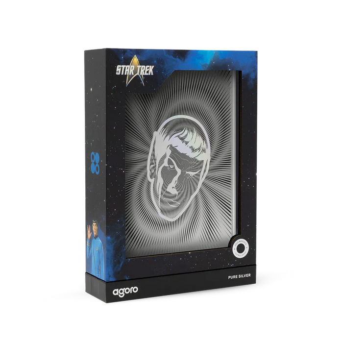 Star Trek Spock 5 Silver Collectible Foil