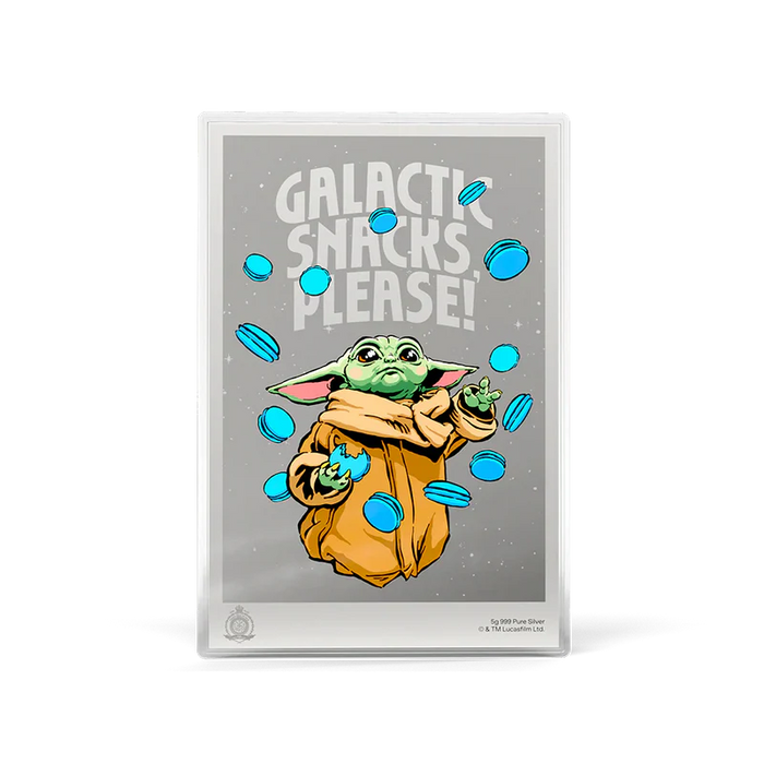 Star Wars: The Mandalorian Wanted: Grogu 5g Silver Collectible Foil