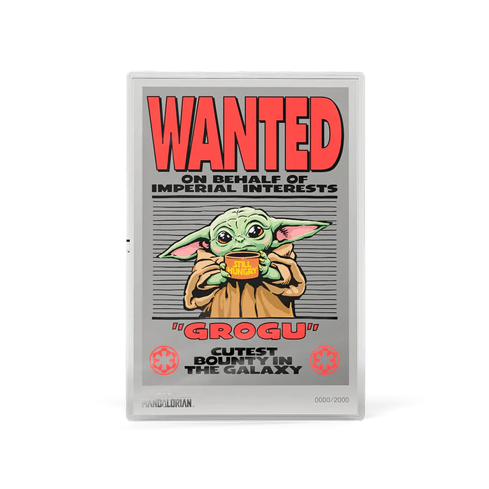 Star Wars: The Mandalorian Wanted: Grogu 5g Silver Collectible Foil