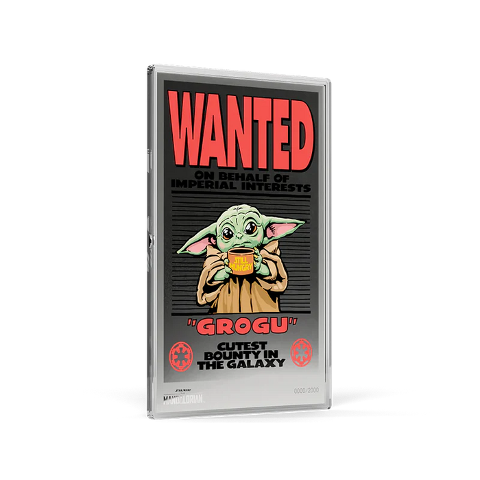 Star Wars: The Mandalorian Wanted: Grogu 5g Silver Collectible Foil