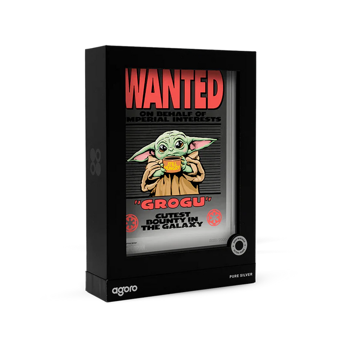 Star Wars: The Mandalorian Wanted: Grogu 5g Silver Collectible Foil