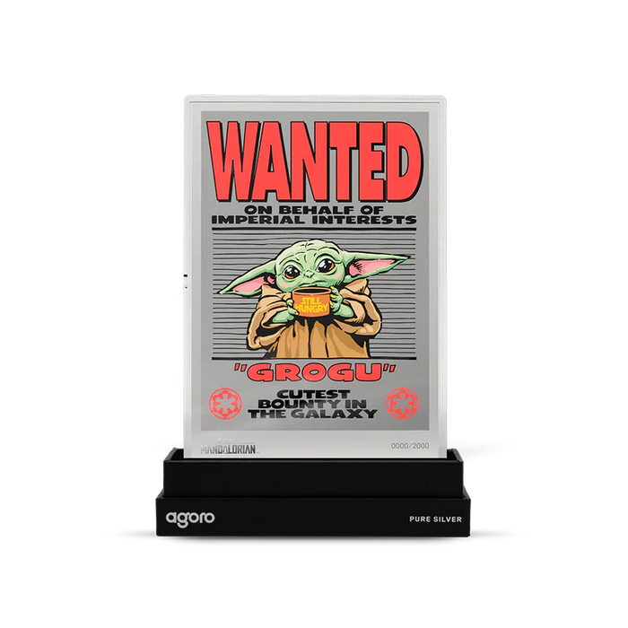 Star Wars: The Mandalorian Wanted: Grogu 5g Silver Collectible Foil