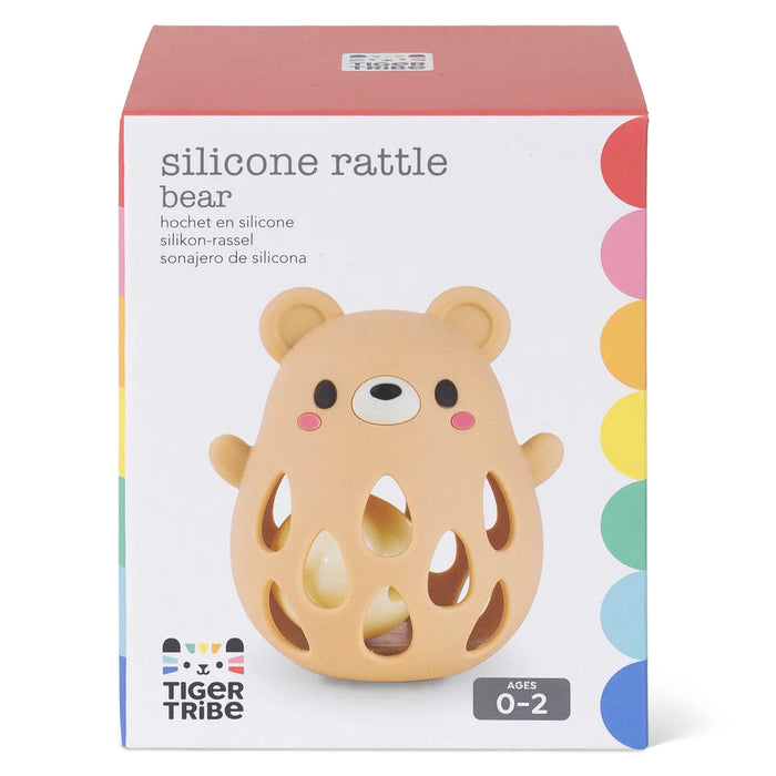 Tiger Tribe Silicon Rattle Bear
