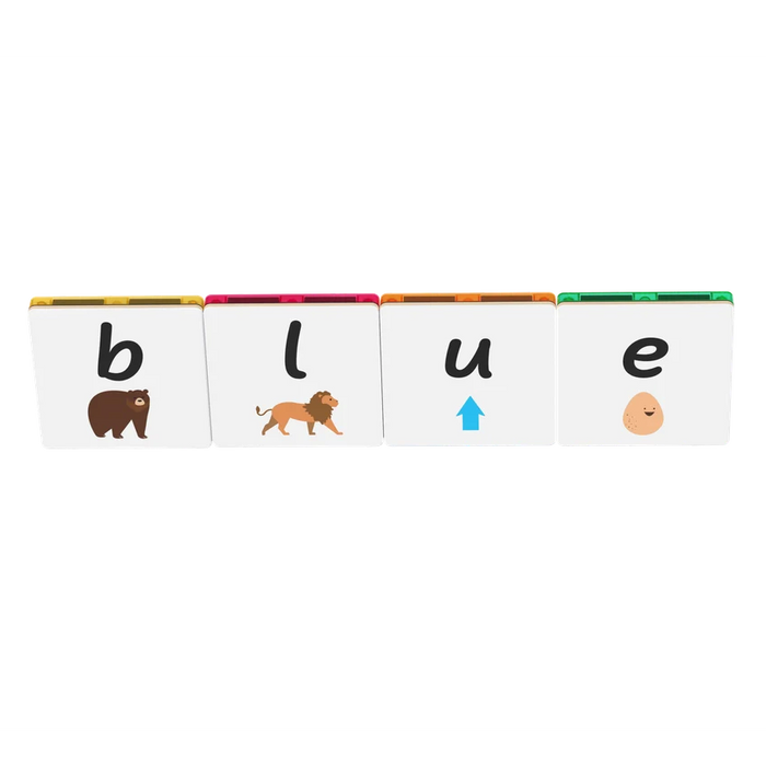 Magnetic Tile Toppers - Alphabet Lowercase - 40pcs by Learn & Grow Toys