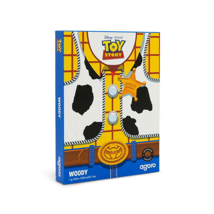 Disney Pixmap Toy Story (1995) 30th Anniversary - Woody 1oz Silver Collectible Coin