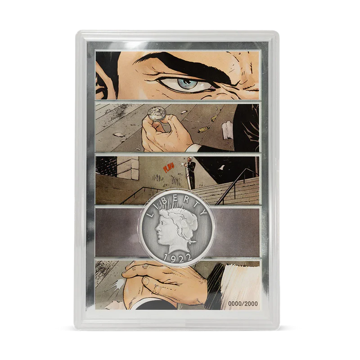 Two-Face's Coin 1/2oz Silver Coin + 5g Silver Foil Set