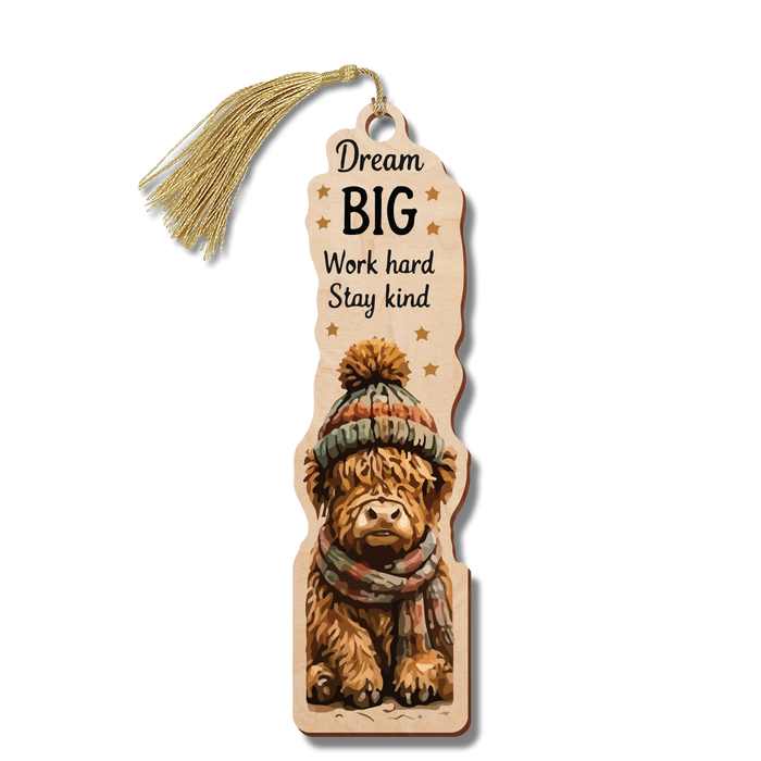 Dream Big Work Hard Stay Kind Bookmark