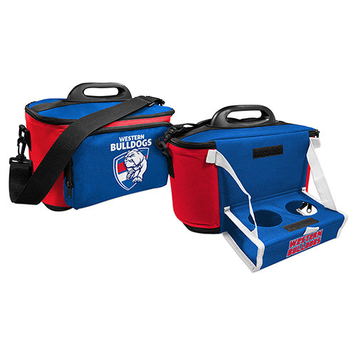 Western Bulldogs AFL Lunch Cooler Bag with Drink Tray Table